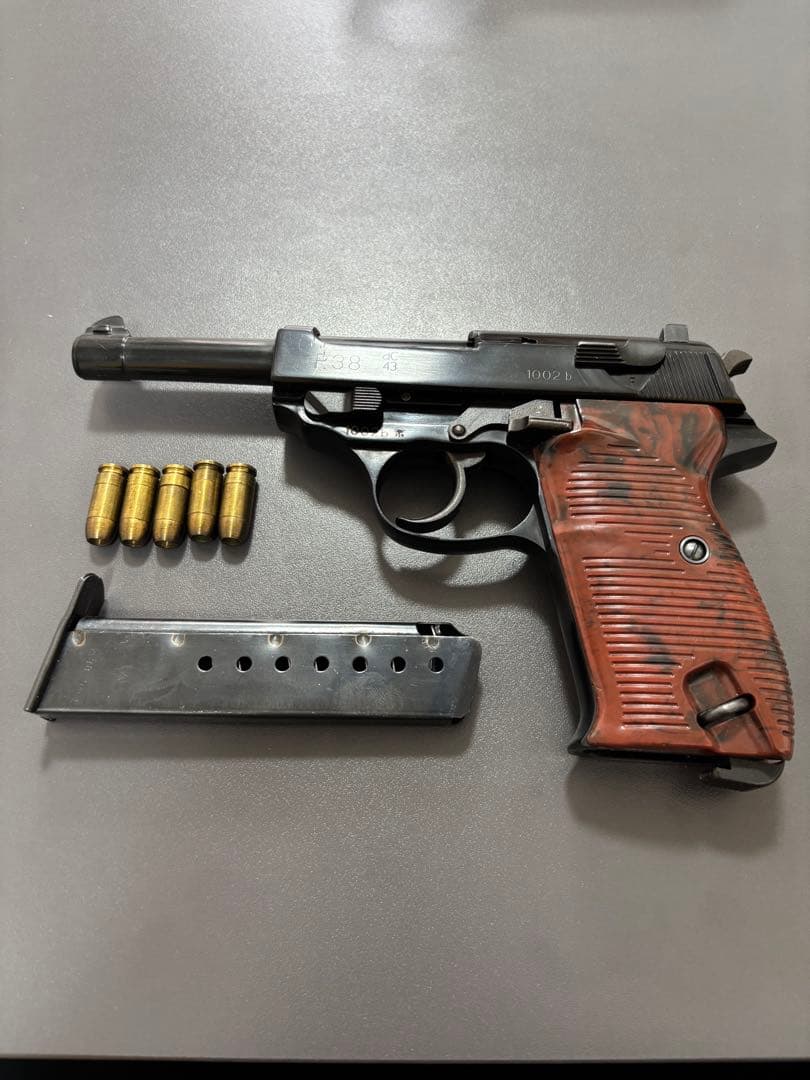 モデルガン マルシン MFG ワルサー P38 ホルスター付き ドイツ軍・ワルサーP38用ホルスター/後期型 商品詳細｜サムズミリタリ