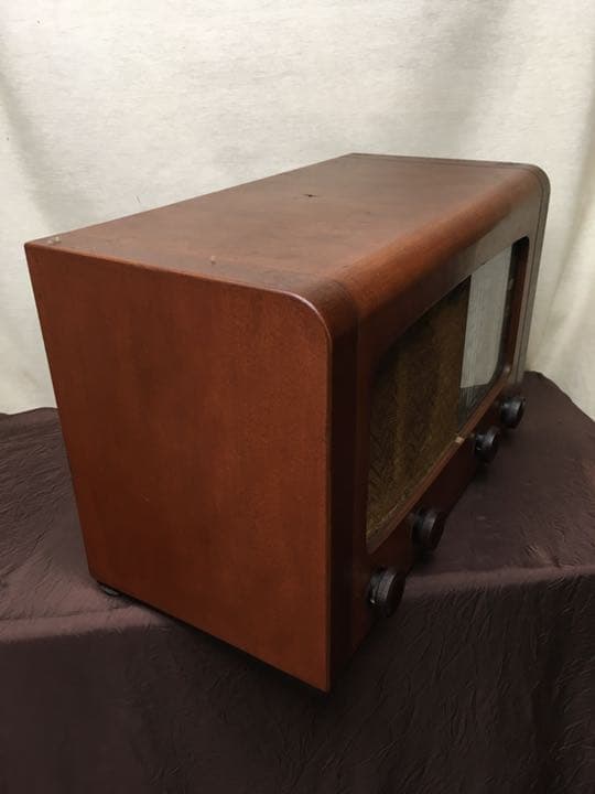 古いラジオ 昭和レトロ 木製ケース