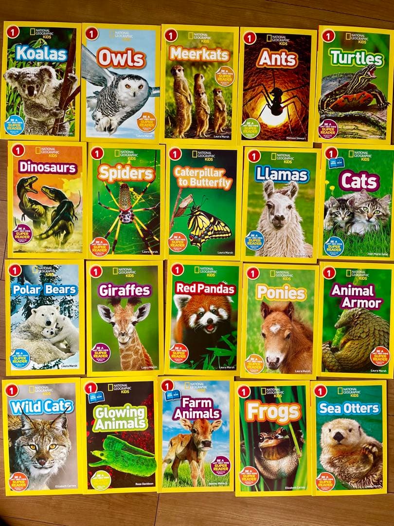National Geographic Kids L1-3英語絵本125冊セット - メルカリ