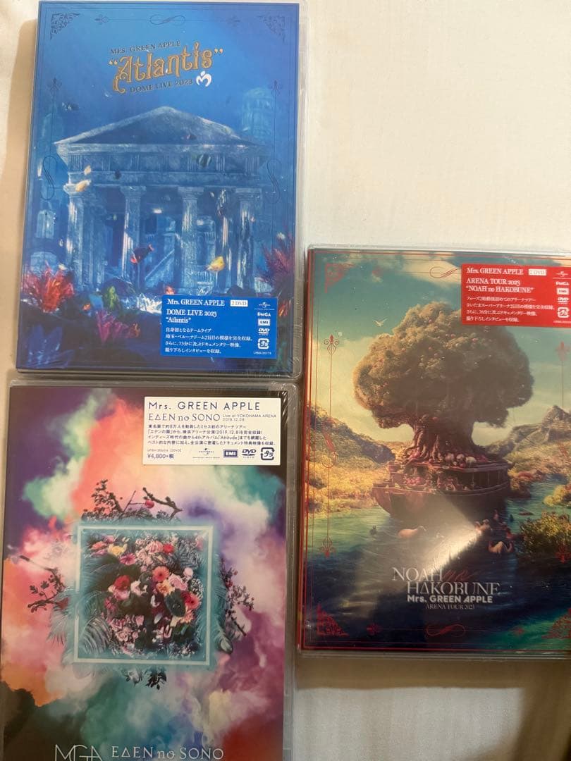 Mr. GREEN APPLE ライブDVD 3点セット Mrs GREEN APPLE ライブ DVD BD 3作 MORNING ENSEMBLE TOUR EDEN NO