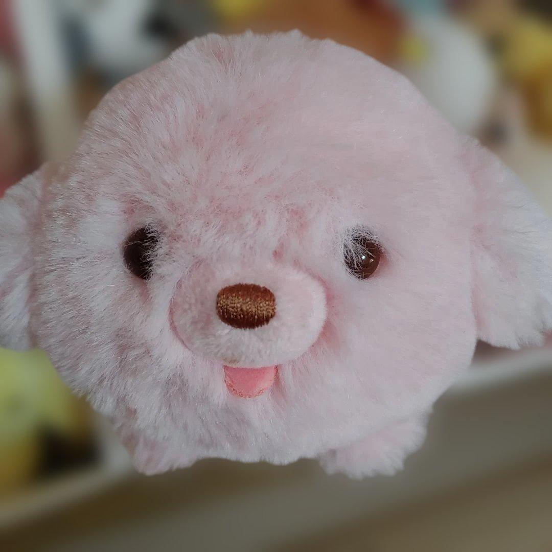 サンエックス　限定　リラックマ　ピンク色の子犬 San-X（サンエックス） リラックマ あつめておすわりぬいぐるみ 桜