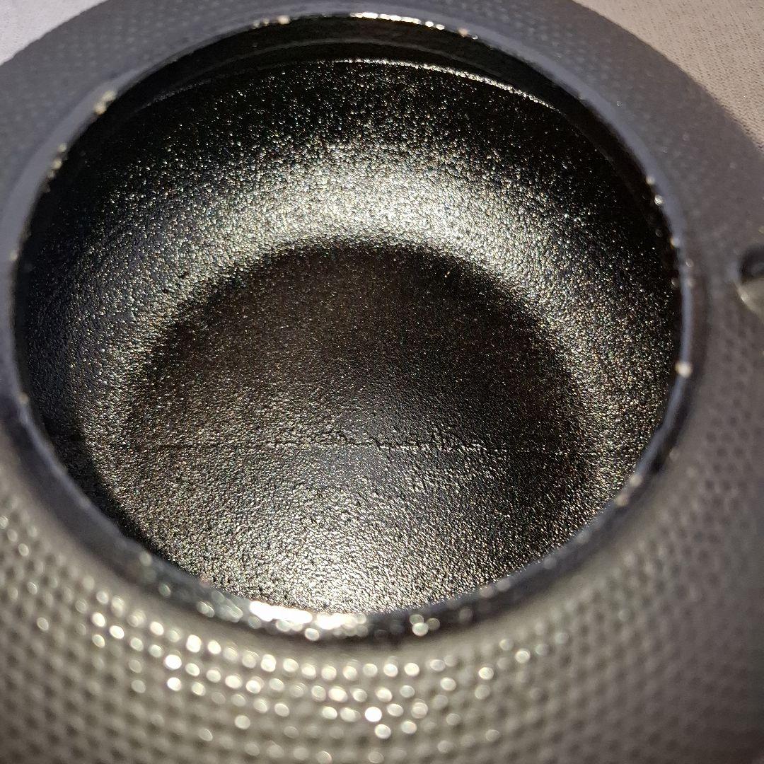 【未使用】南部鉄瓶 南部鉄器 1.7ℓ 運南堂 鍋元 平丸あられ　日本製