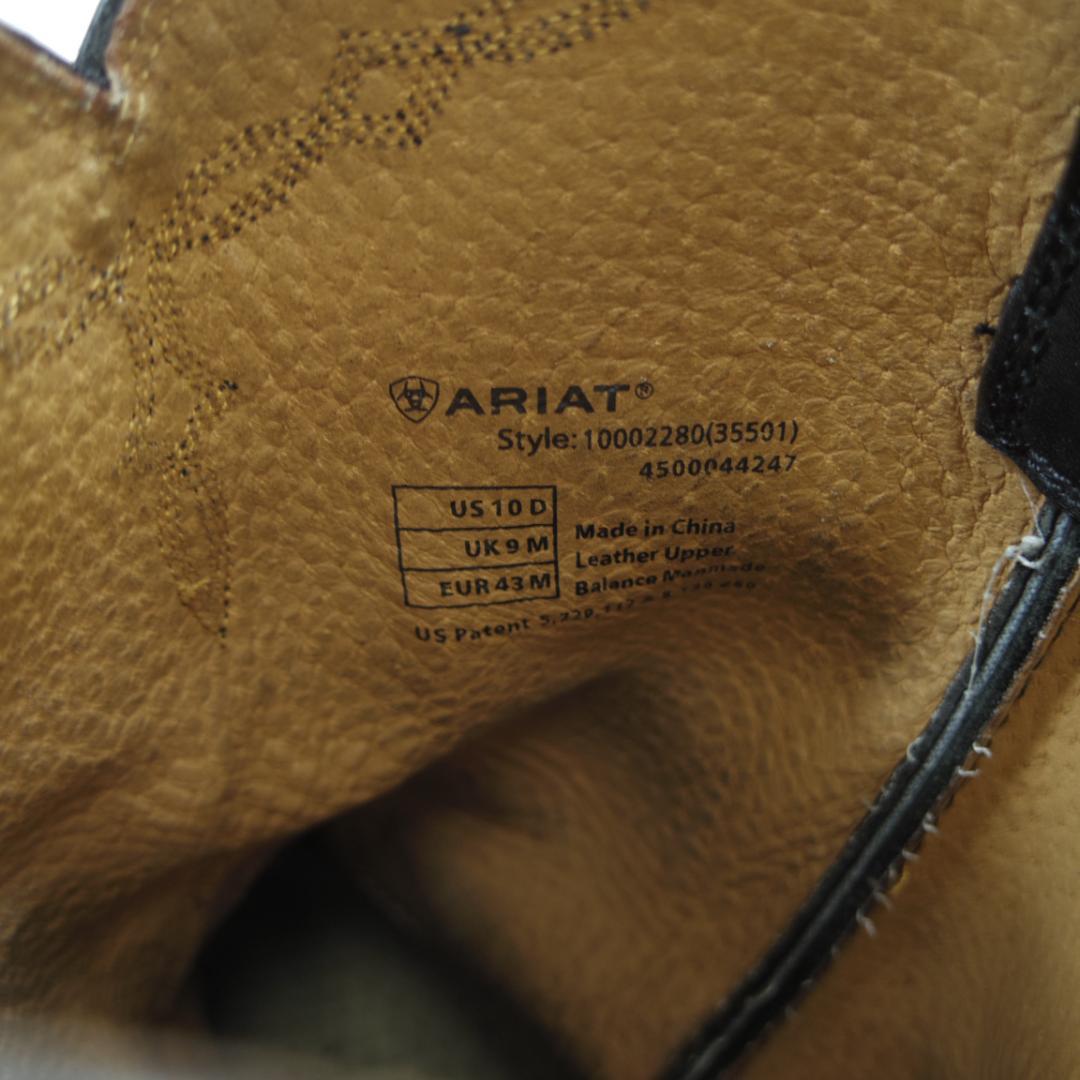 28cm ARIAT アリアット ウエスタンブーツ ブラック P4170 - メルカリ