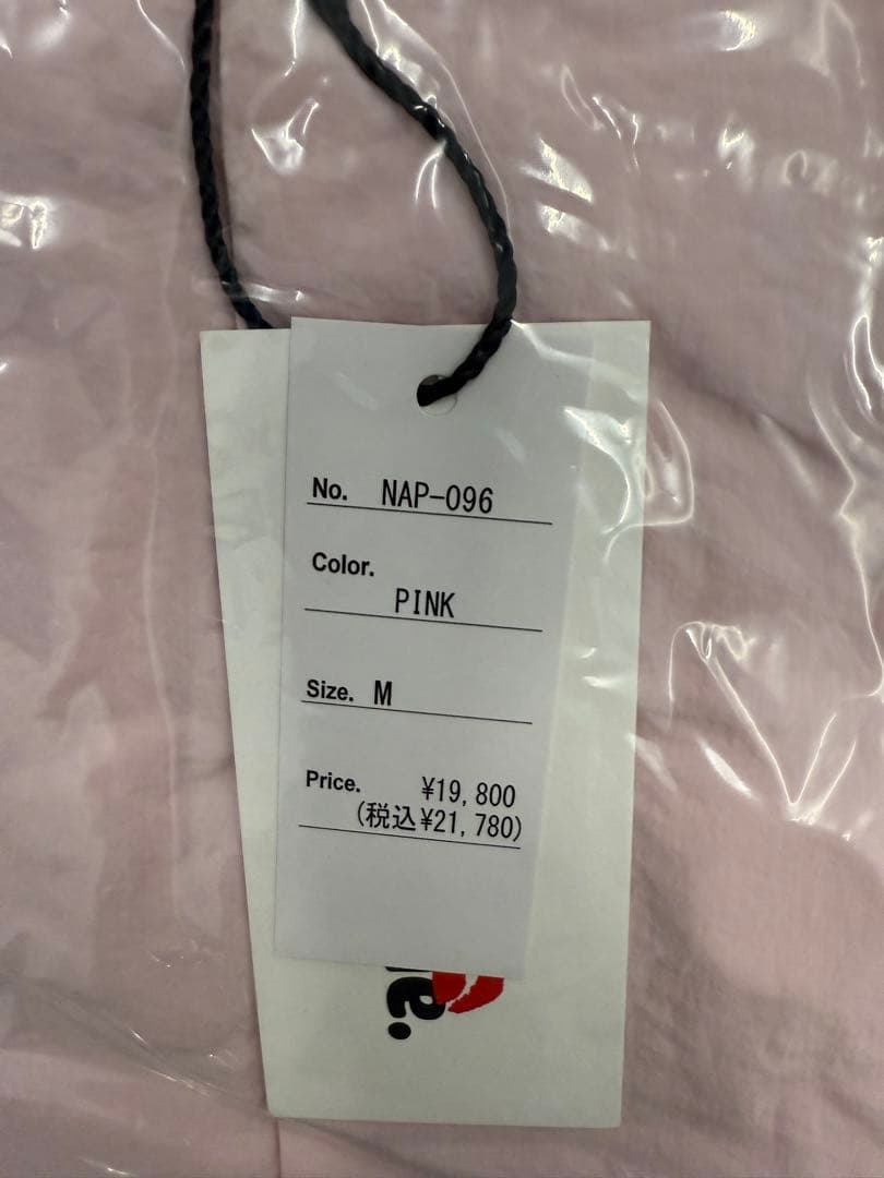 新品】Naptime.ナイロンジャケット/ピンク/M