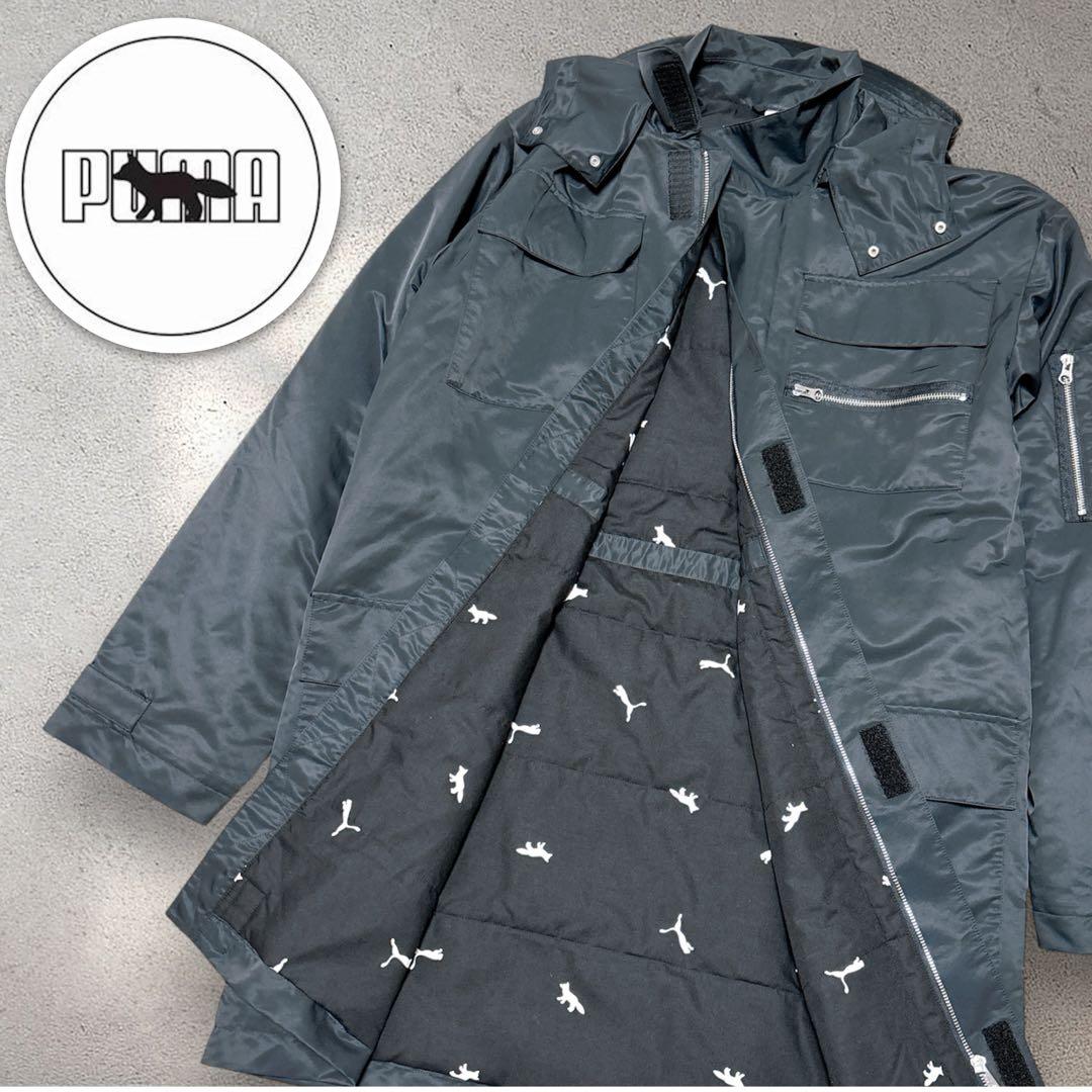 コラボ✨ 希少 【未使用級】 メゾンキツネ × プーマ ベンチコート 黒 M 楽天市場】【今だけ】プーマ ベンチコート キッズ ジュニア 男の子