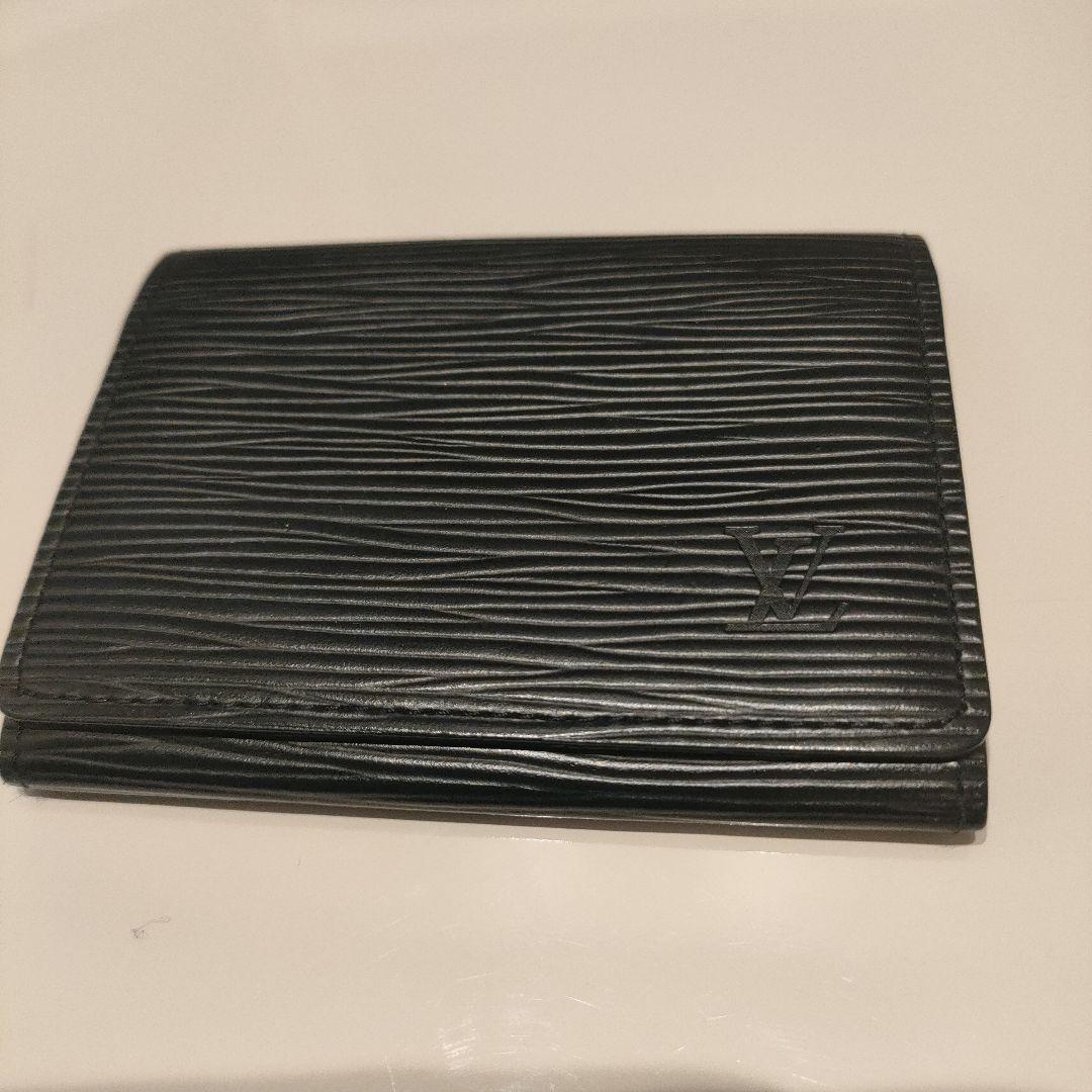 Louis Vuitton 黒 エピ 名刺入れ ルイヴィトン LOUIS VUITTON 名刺入れ エピ オーガナイザー・ドゥ