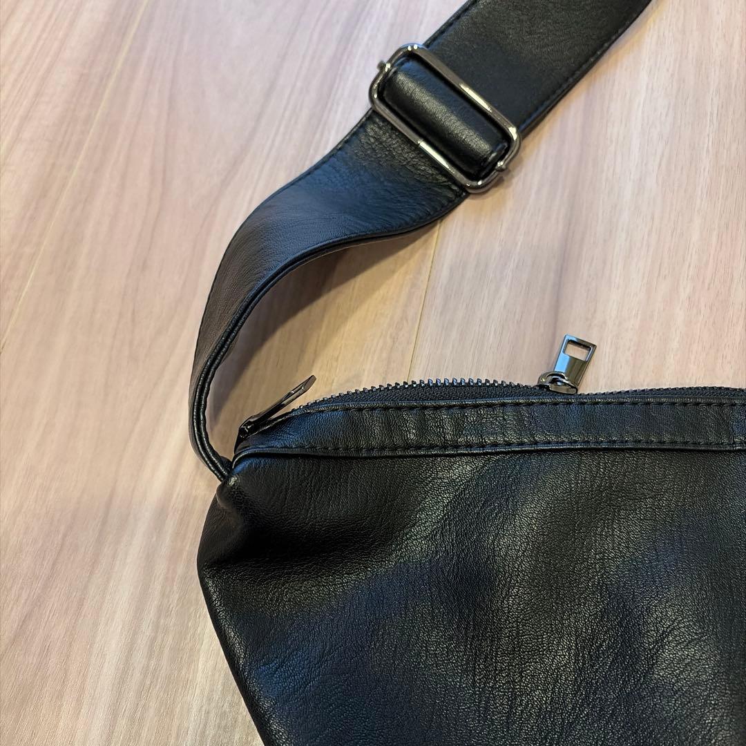 《OHOTORO》ショルダーバッグレザーblack