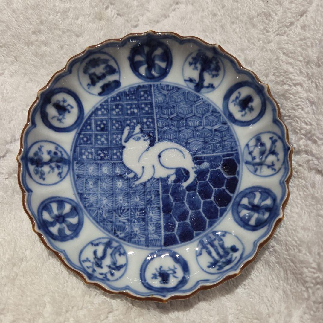 大聖寺伊万里ウサギの小皿 楽天市場】古伊万里様式 うさぎ型豆小皿（青） : TABLE ＆ STYLE