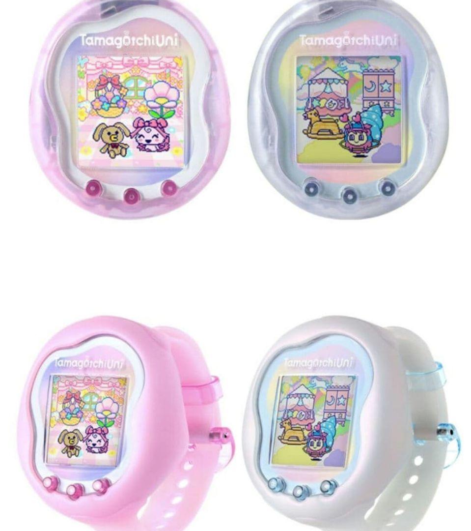 Tamagotchi Uni たまごっち ユニプリズムホワイト オーロラピンク BANDAI（バンダイ） ラッピング対応 Tamagotchi Uni Aurora Pink Prism