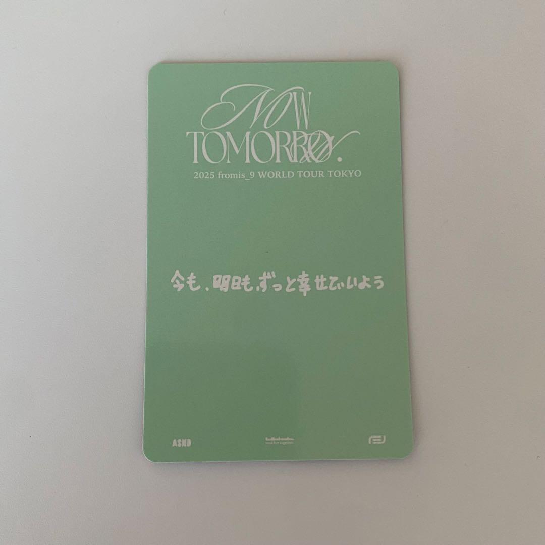 fromis_9 now tomorrow 昼公演 特典トレカ ナギョン - メルカリ