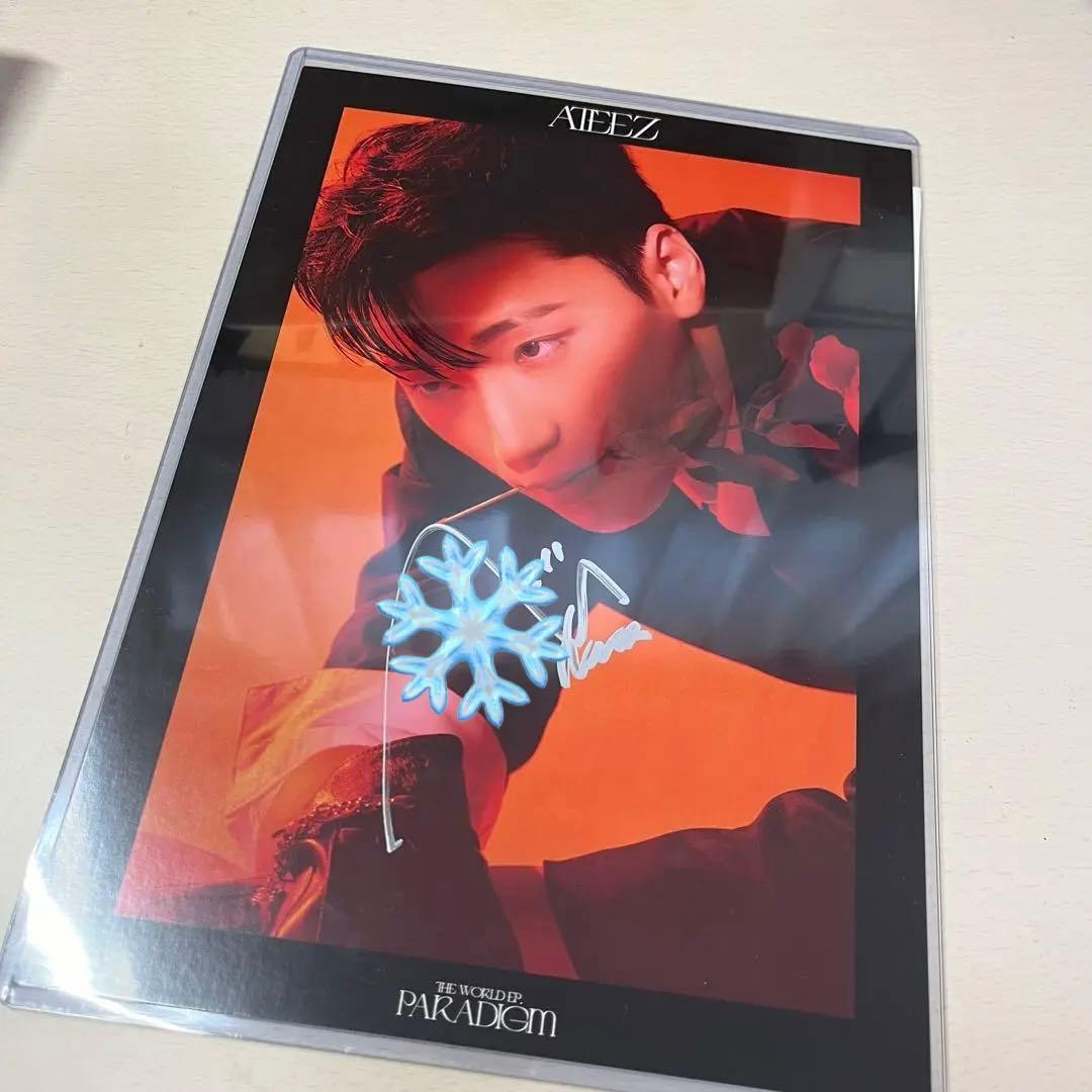ATEEZ サン サイン ATEEZ サン 日本限定 サイン トレカ WAVE - メルカリ