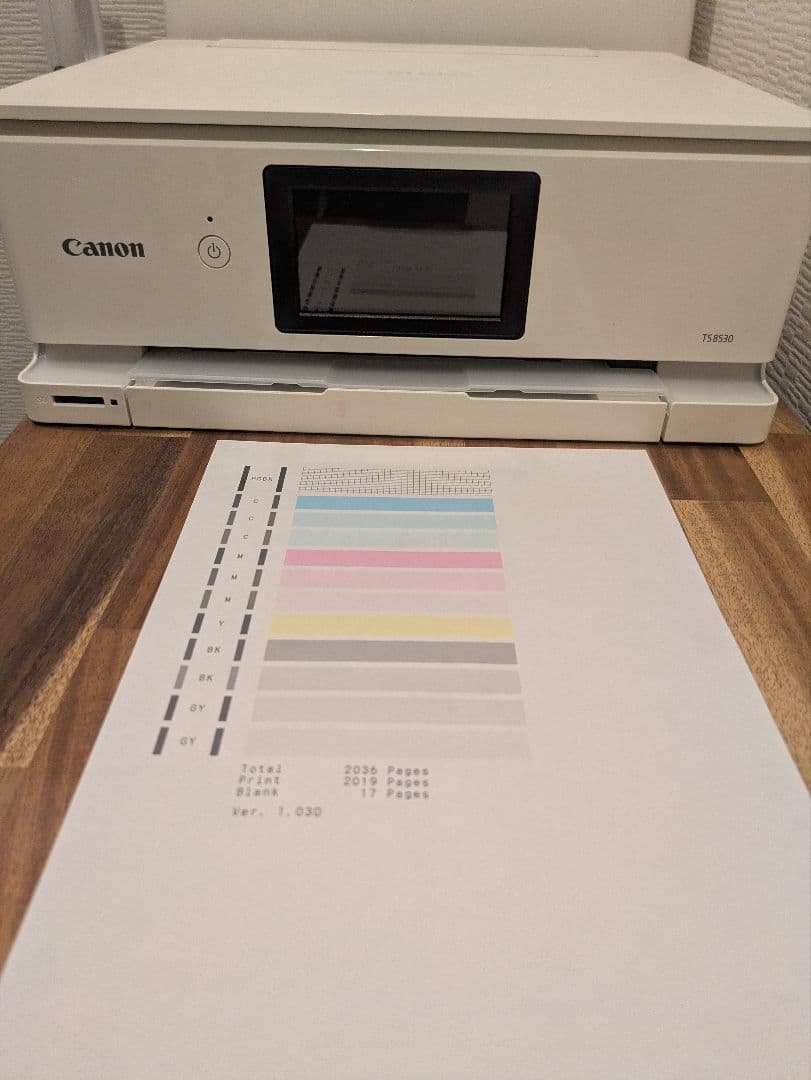 Canon PIXUS TS 8530 2040枚印刷 N8010 - メルカリ