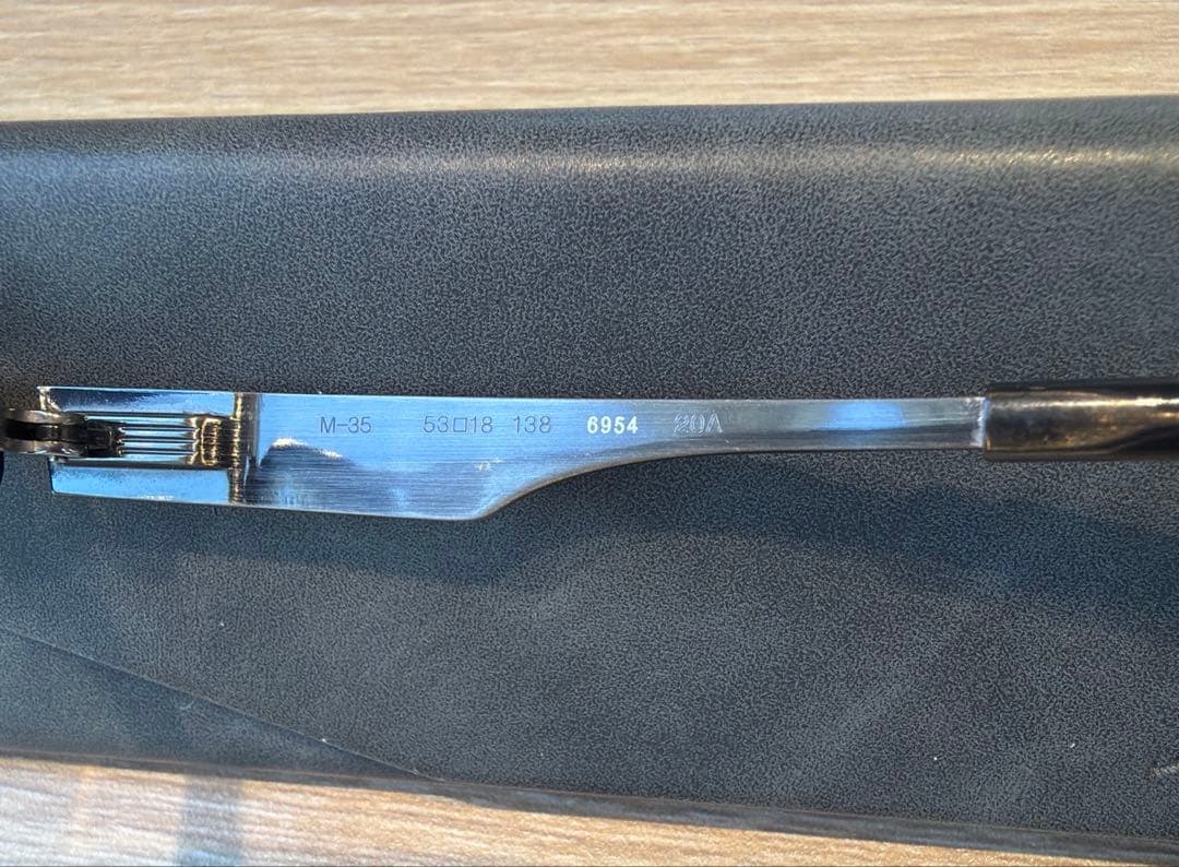 999.9 フォーナインズ M-35 ダークスモークササxアンティークシルバー