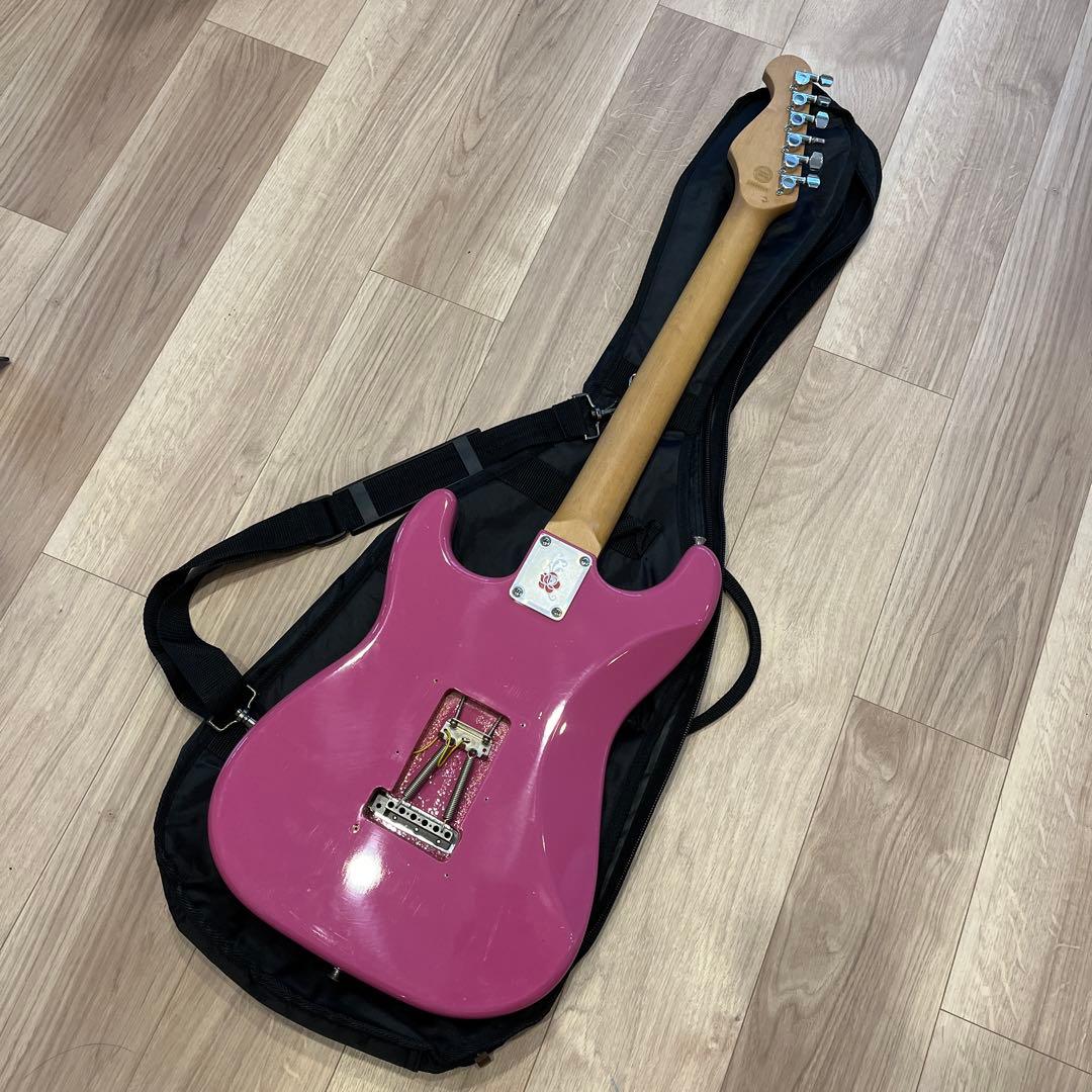 gypsy roseエレキギター/ピンクラメ/初心者向け - メルカリ