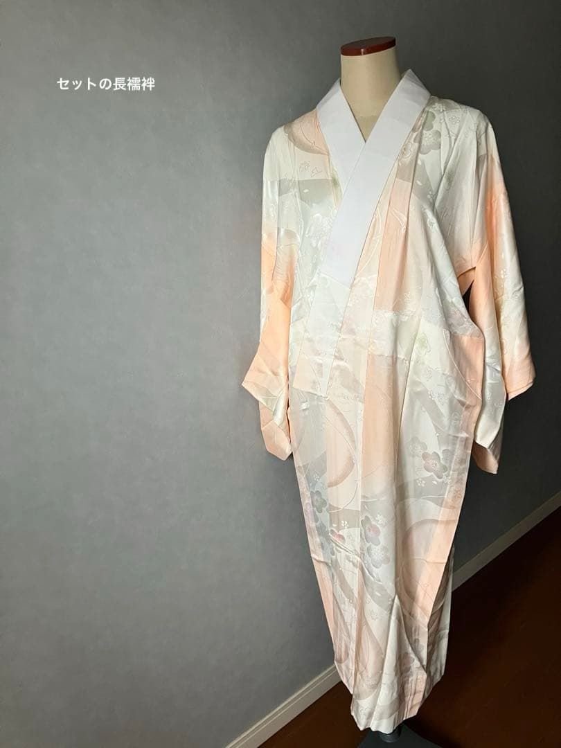 美品 雅な扇と四季草花の訪問着と長襦袢セット - メルカリ