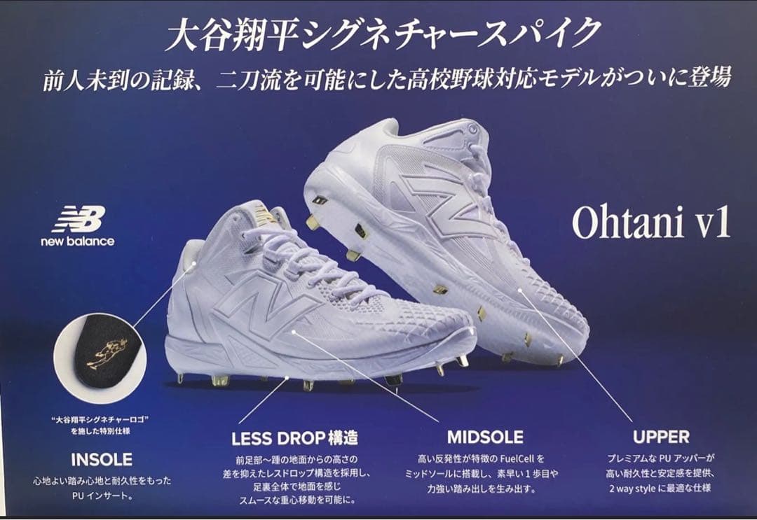 New Balance MSHOAW1 ホワイト 27.5cm 2E