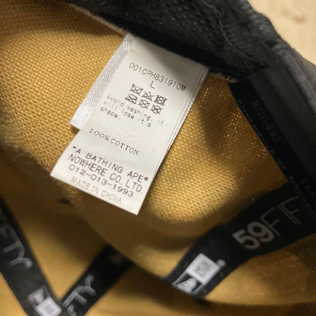 APE New Era 59fifty 迷彩 キャップ 59.6cm