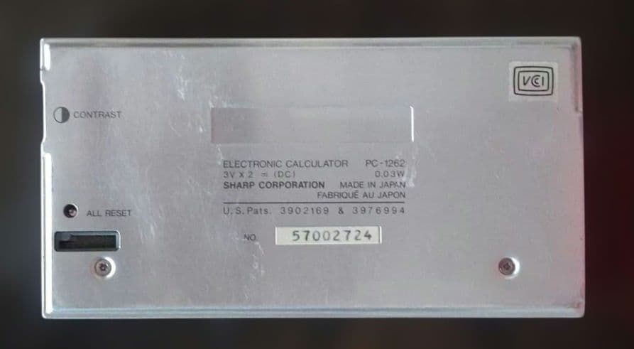希少！SHARP PC-1262 ポケットコンピュータ 通電・動作確認済① - メルカリ