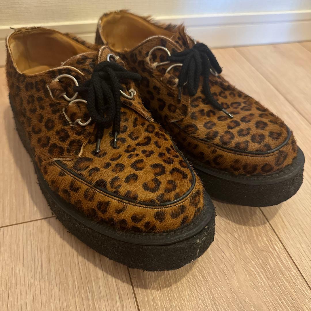 ジョージコックス ラバーソール ハラコ ヒョウ柄 レオパード サイズ8