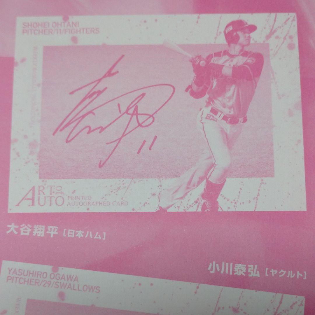 大谷翔平 プリントサインカード プロモーションカード BBM2014 一般発売なし 限定プロモ 大谷翔平 BBM 2014 ART of AUTO 印刷サイン