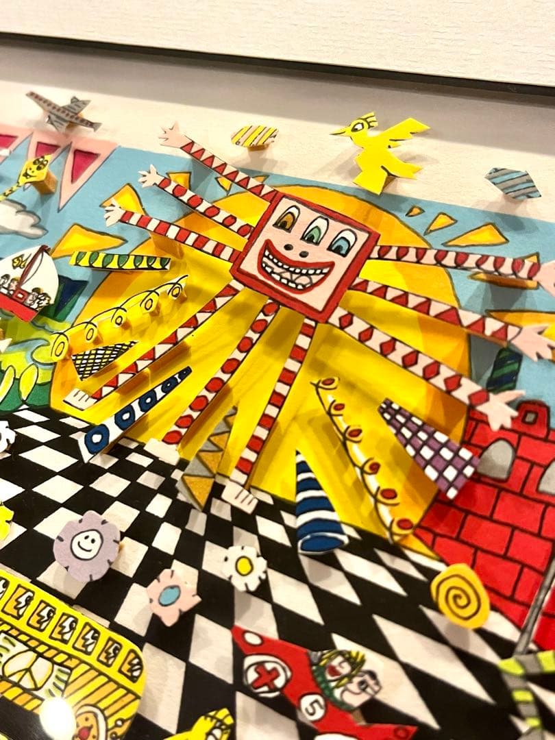 ☆大型作品&極美品☆ジェームスリジィ作 「Follow the Sun」 - メルカリ