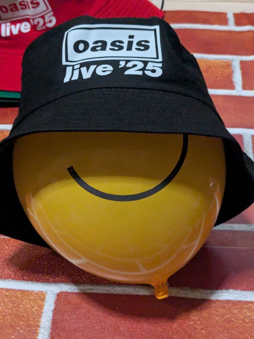 oasis live '25 バケットハット ブラック - メルカリ