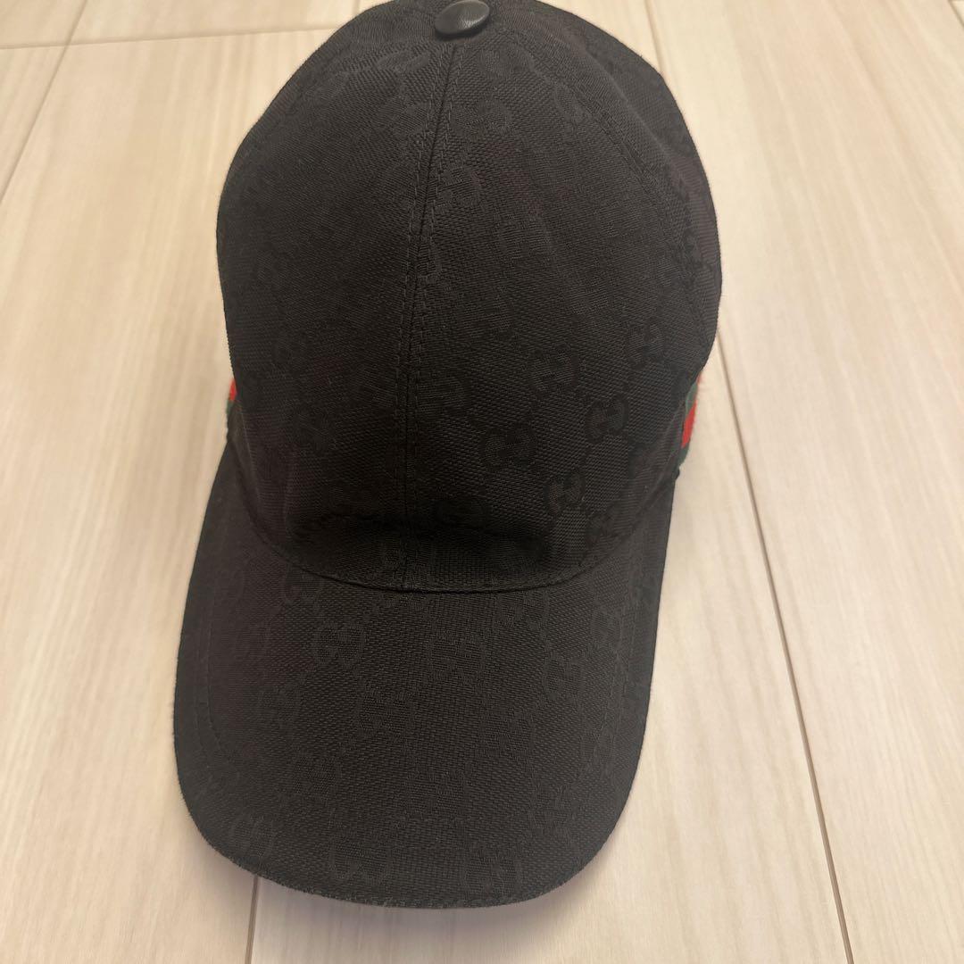 【NAOP】GUCCIキャップ　黒　L59 GG ripstop baseball hat in black | GUCCI® US
