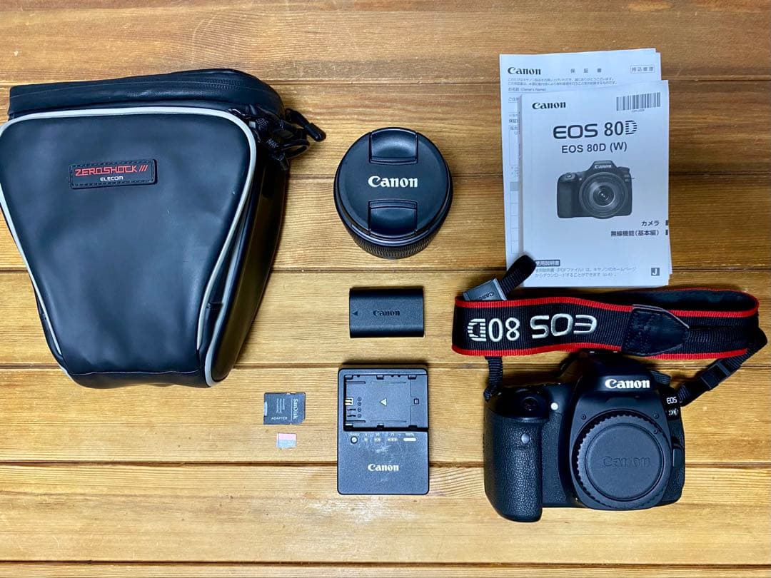 【美品】CanonEOS80D EF-S18-135 IS USM レンズキット キヤノン（Canon） 《良品》Canon EOS 80D EF-S18-135 IS USM レンズ