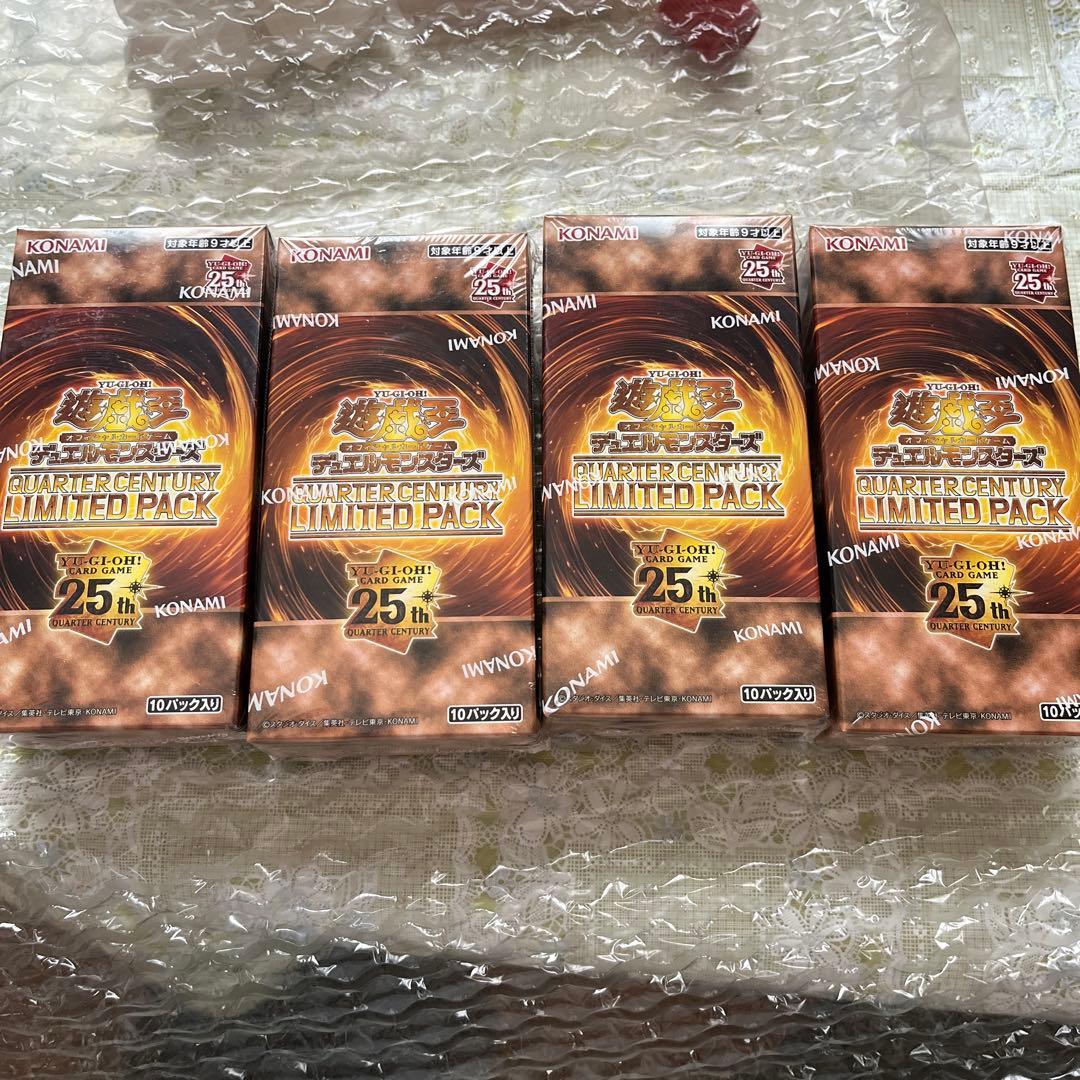 遊戯王 QUARTER CENTURY LIMITED PACK 4BOX 楽天市場】遊戯王OCGデュエルモンスターズ QUARTER CENTURY LIMITED