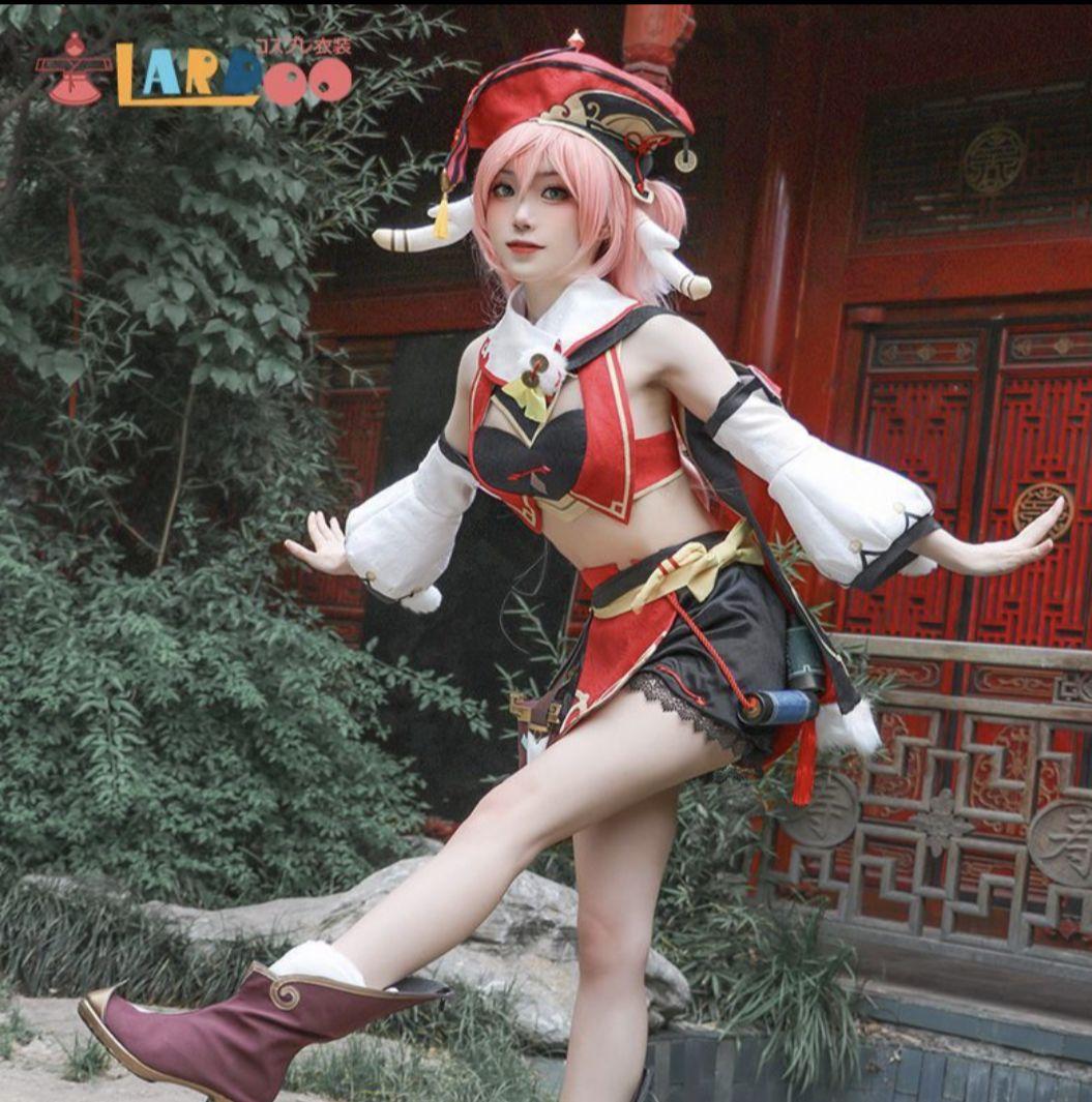 原神 煙緋 コスプレフルセット 値下げしました - メルカリ