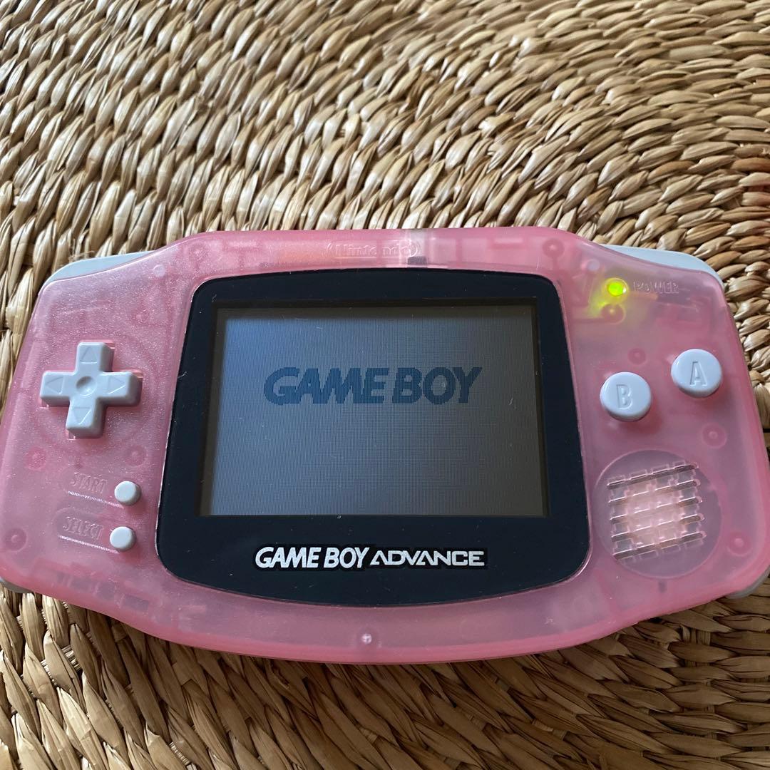 ゲームボーイアドバンス ミルキーピンク 本体 - メルカリ