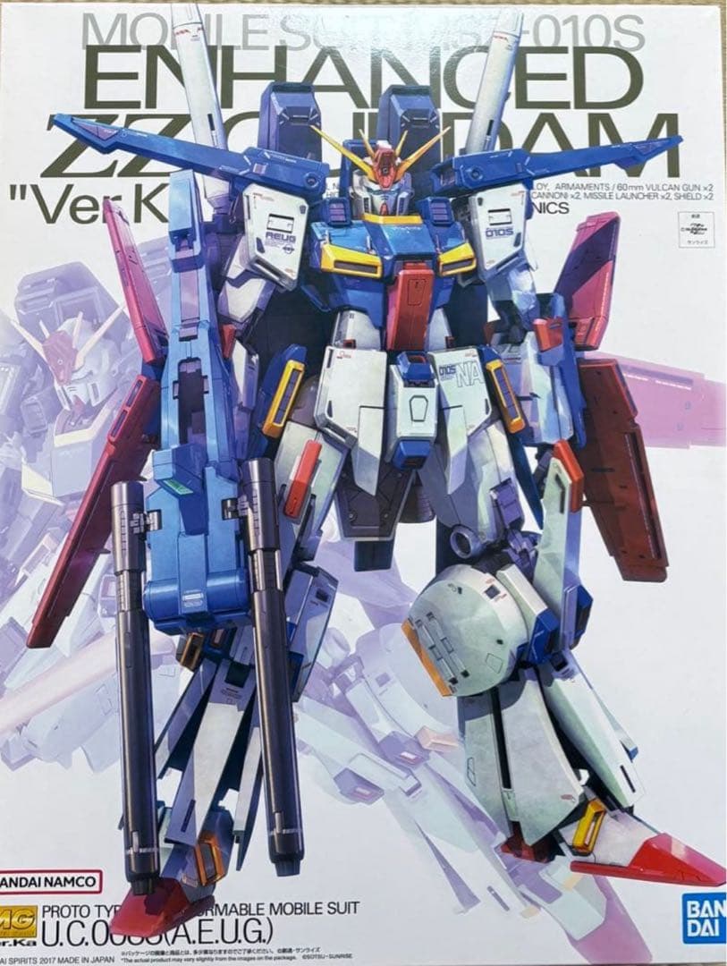 H*J様 MG 強化型ダブルゼータガンダム ver.ka MG 1/100 ダブルゼータガンダム Ver．Ka用 強化型拡張パーツ【再販