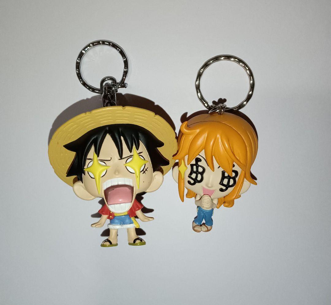 ONE PIECE ワンピース キーホルダー ルフィ ナミ - メルカリ