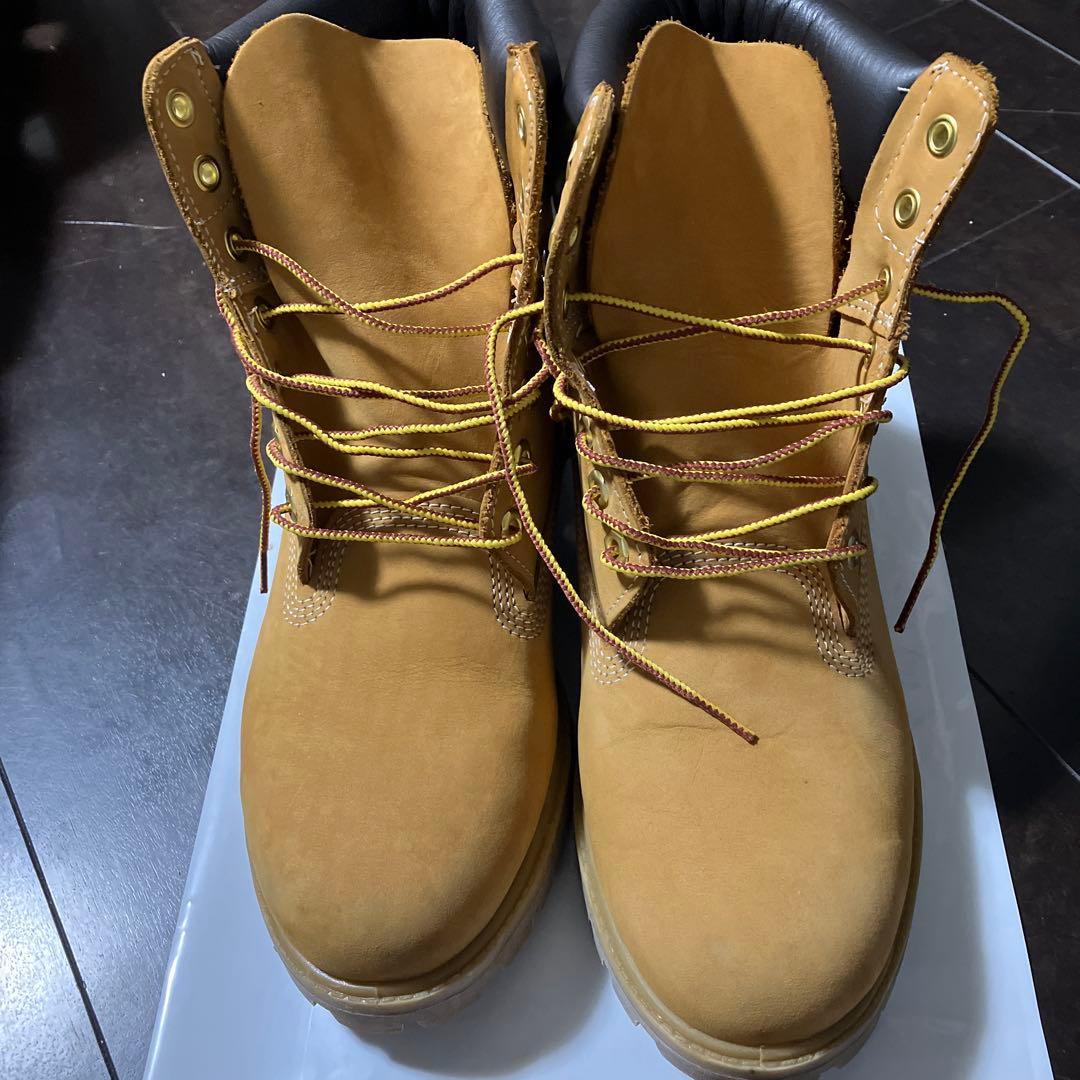 Timberland ウォータープルーフ プレミアムワークブーツ　ベージュ正規品 ティンバーランド プレミアム ウォータープルーフ ブーツ (Timberland