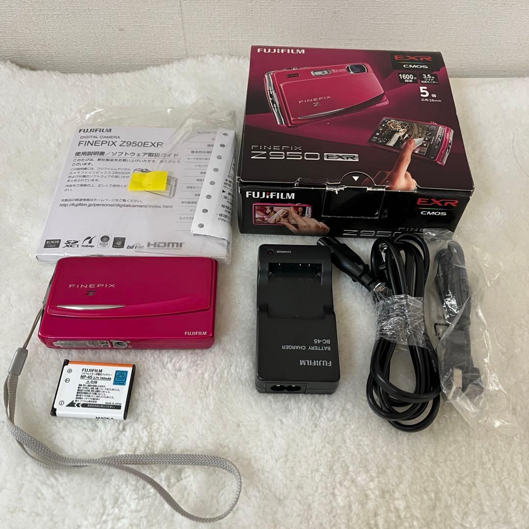 FUJIFILM デジカメ FINEPIX Z950 EXR 中古 ピンク Near Mint] FUJIFILM Digital Camera Pink FinePix Z950EXR 5.0x