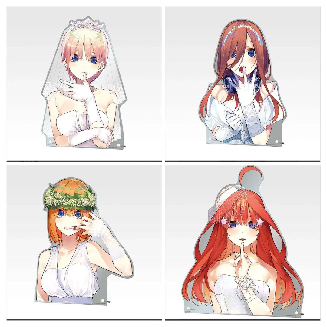 一番くじ 五等分の花嫁 A賞 C賞 D賞 E賞 バストアップアクリルボード