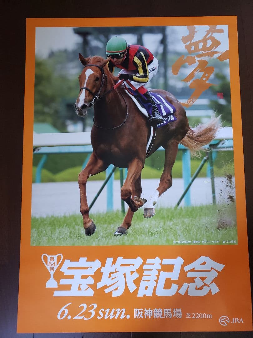 JRAポスター「2013年第54回宝塚記念」 オルフェーヴル