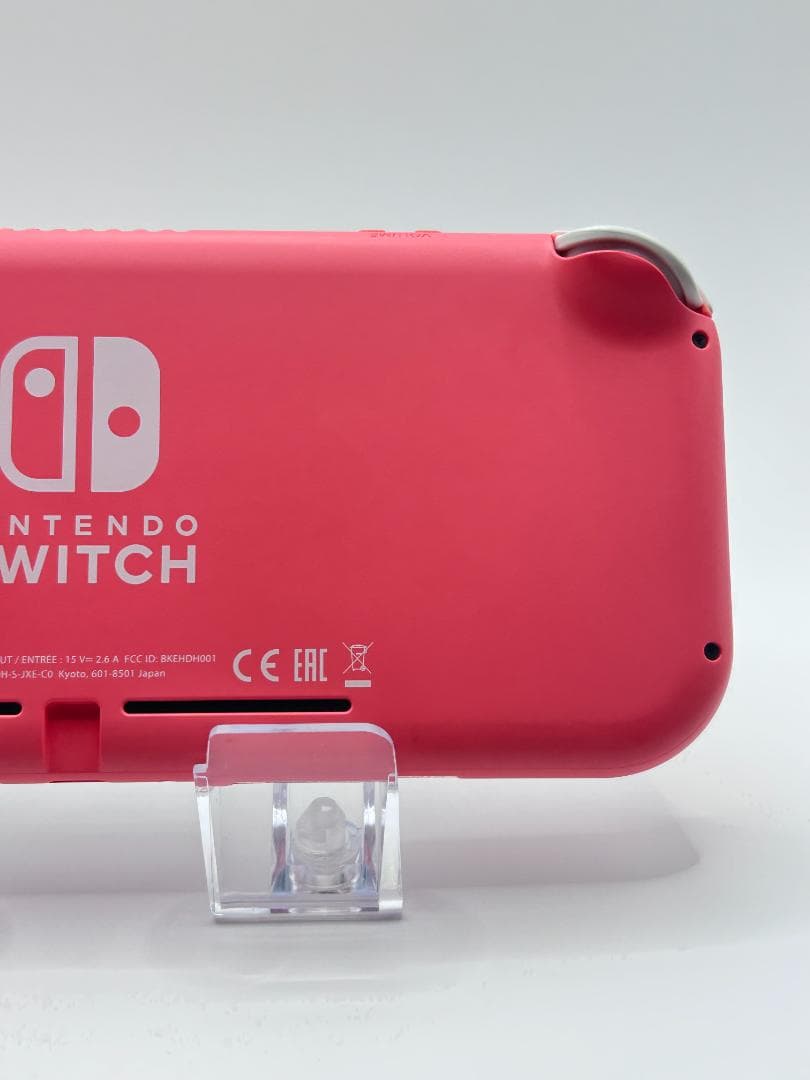 Switch Lite 本体 箱 充電器 コーラル 動作確認済 #131 - メルカリ