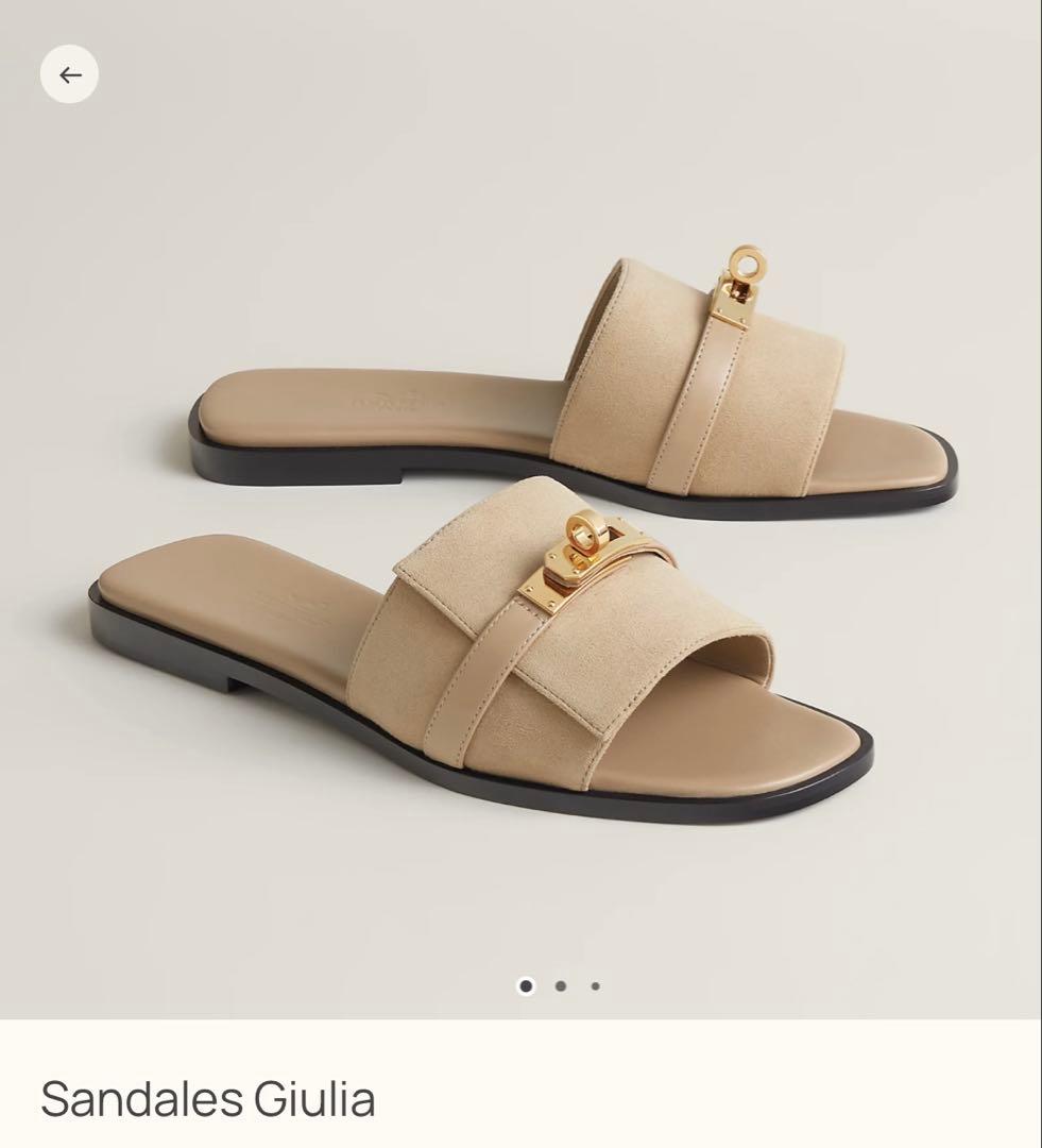 HERMES エルメス　サンダル　ジュリア　ゴールド金具 サンダル 《ジュリア》 | Hermès - エルメス-公式サイト