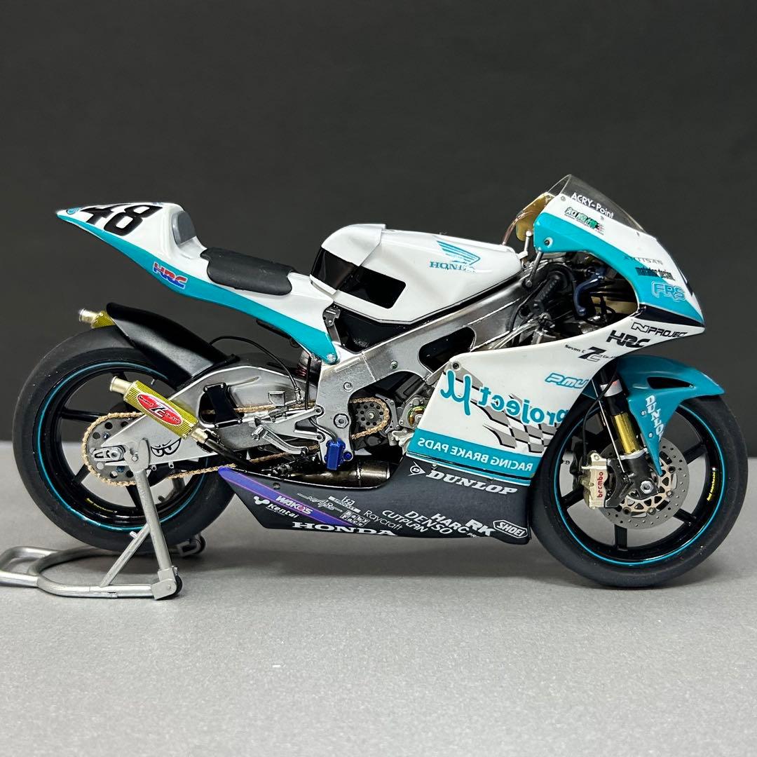 1/12 ハセガワ ホンダRS250RW 2008 #48プラモデル 完成品 - メルカリ