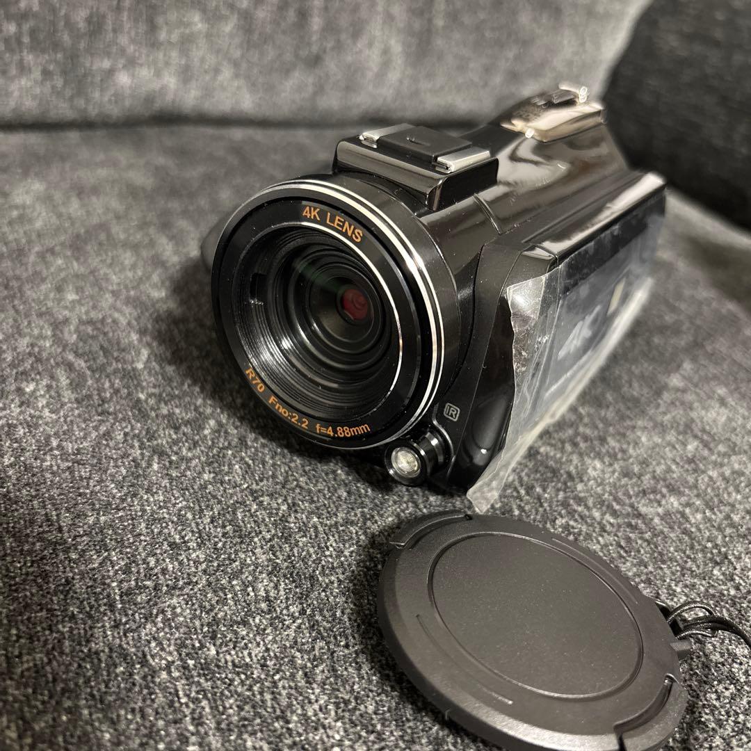 SONY製CMOSセンサー使用 4Kビデオカメラ DV-AC3-2-BK - メルカリ