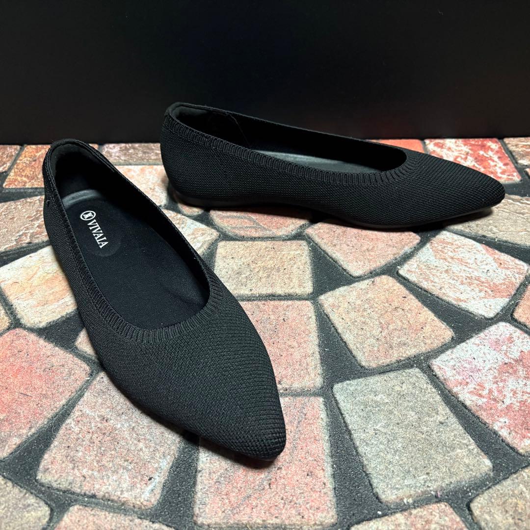 【新品】VIVAIA Aria フラットシューズ 24.5cm ポインテッドトゥ