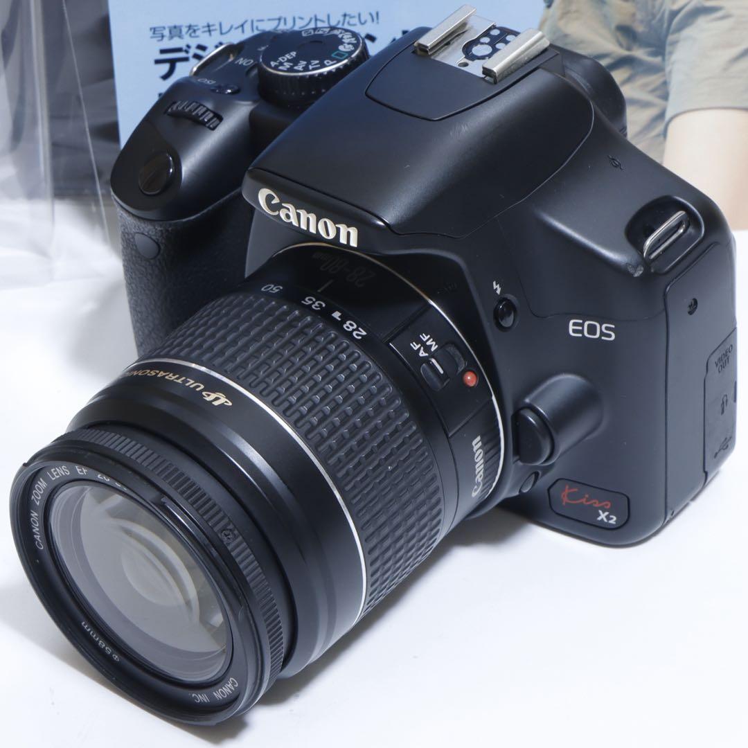 ☆スマホに送れる一眼レフ☆WiFi☆ キャノンEOS Kiss X2セット - メルカリ