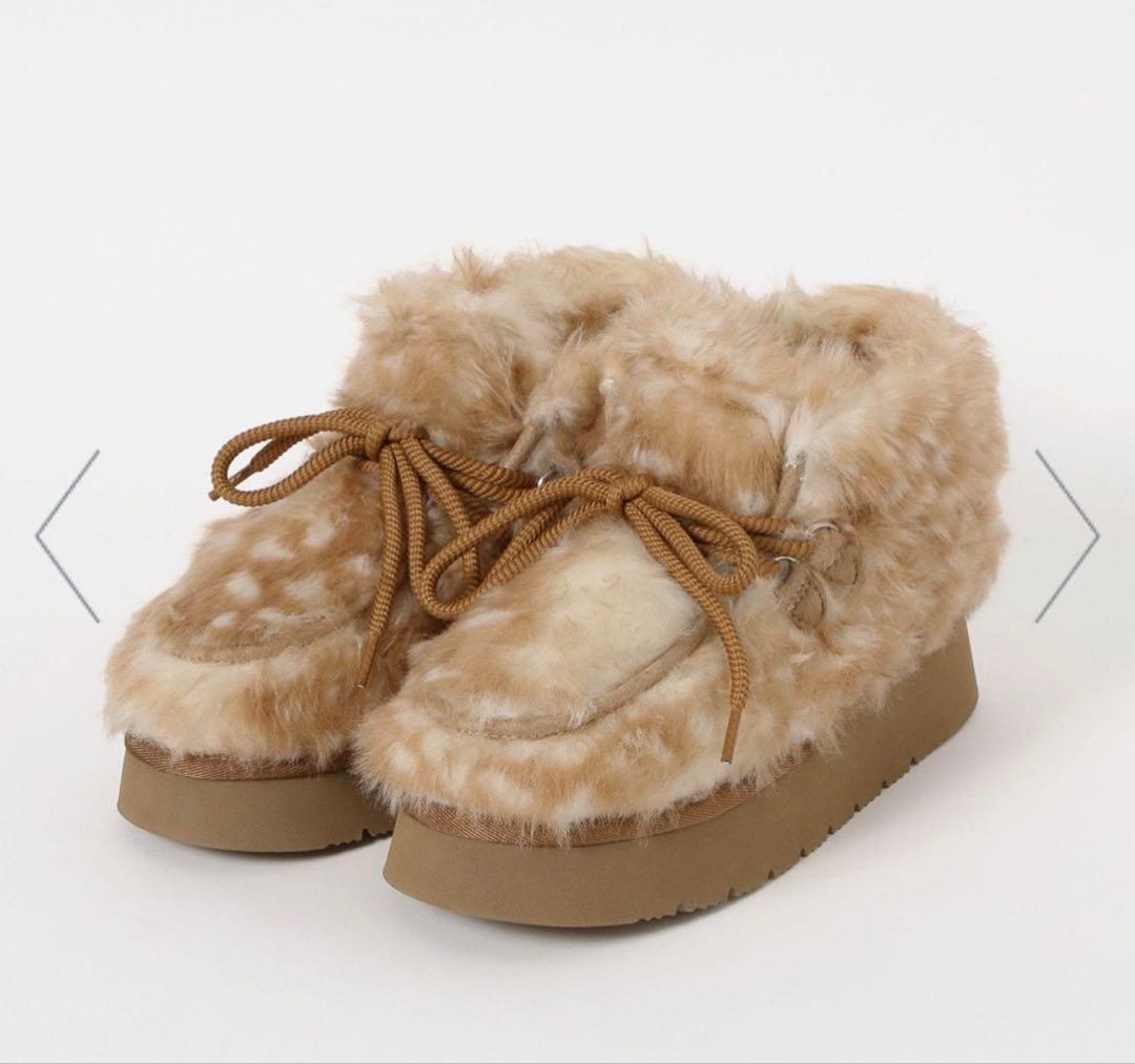 【公式完売 】niko and…柄＊モカシンブーツ＊L ＊24.5cm