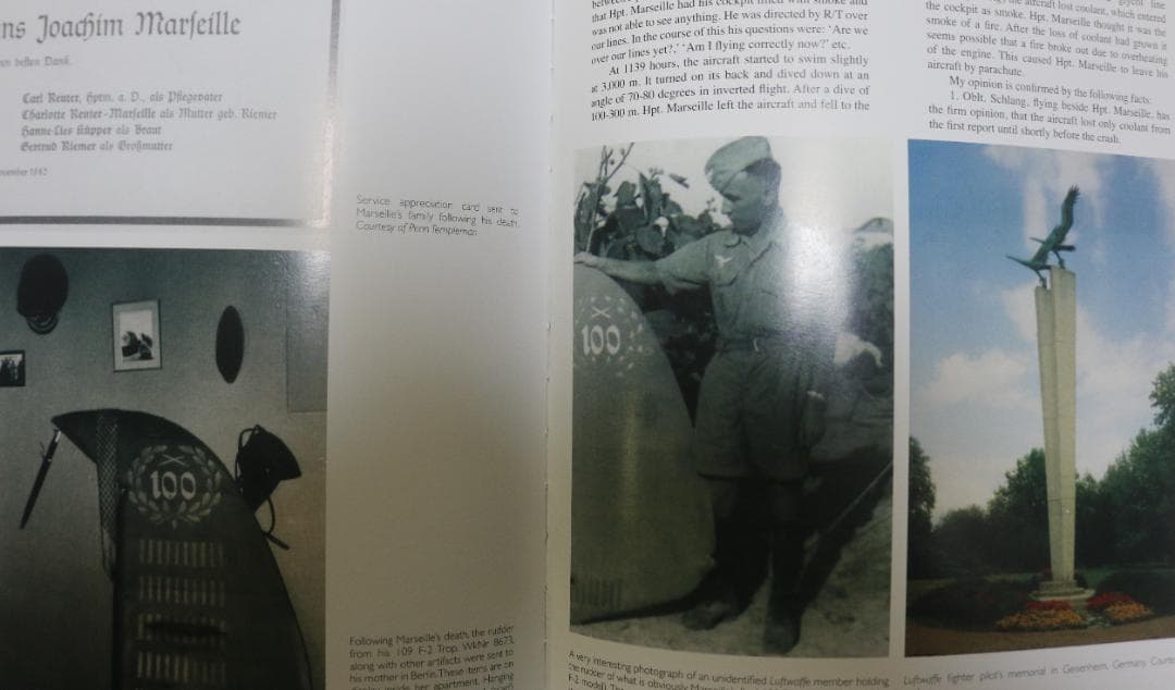 貴重 アフリカの星 撃墜王ハンス・ヨアヒム・マルセイユ『洋書』中古本