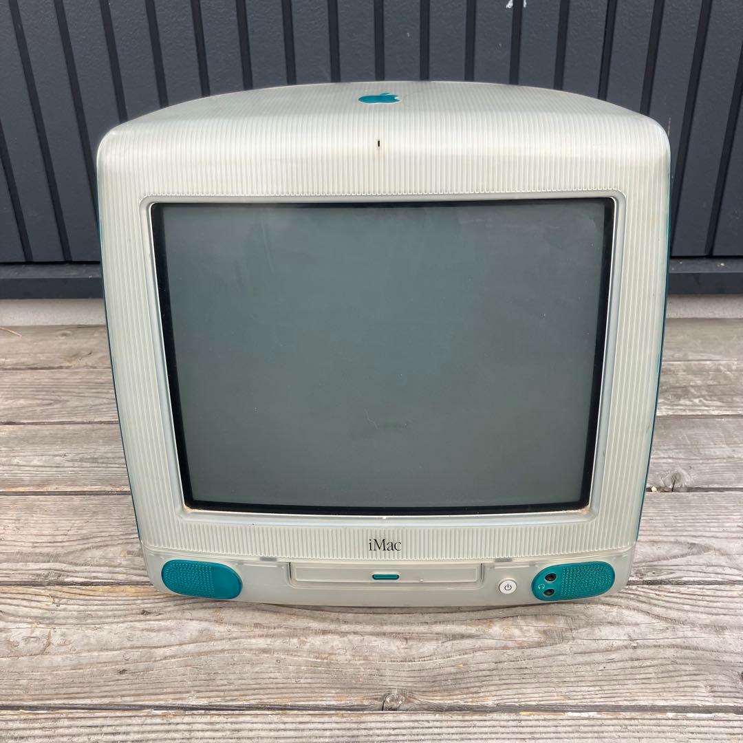 レトロ APPLE アップル iMac G3 スケルトン モニター ジャンク飾り