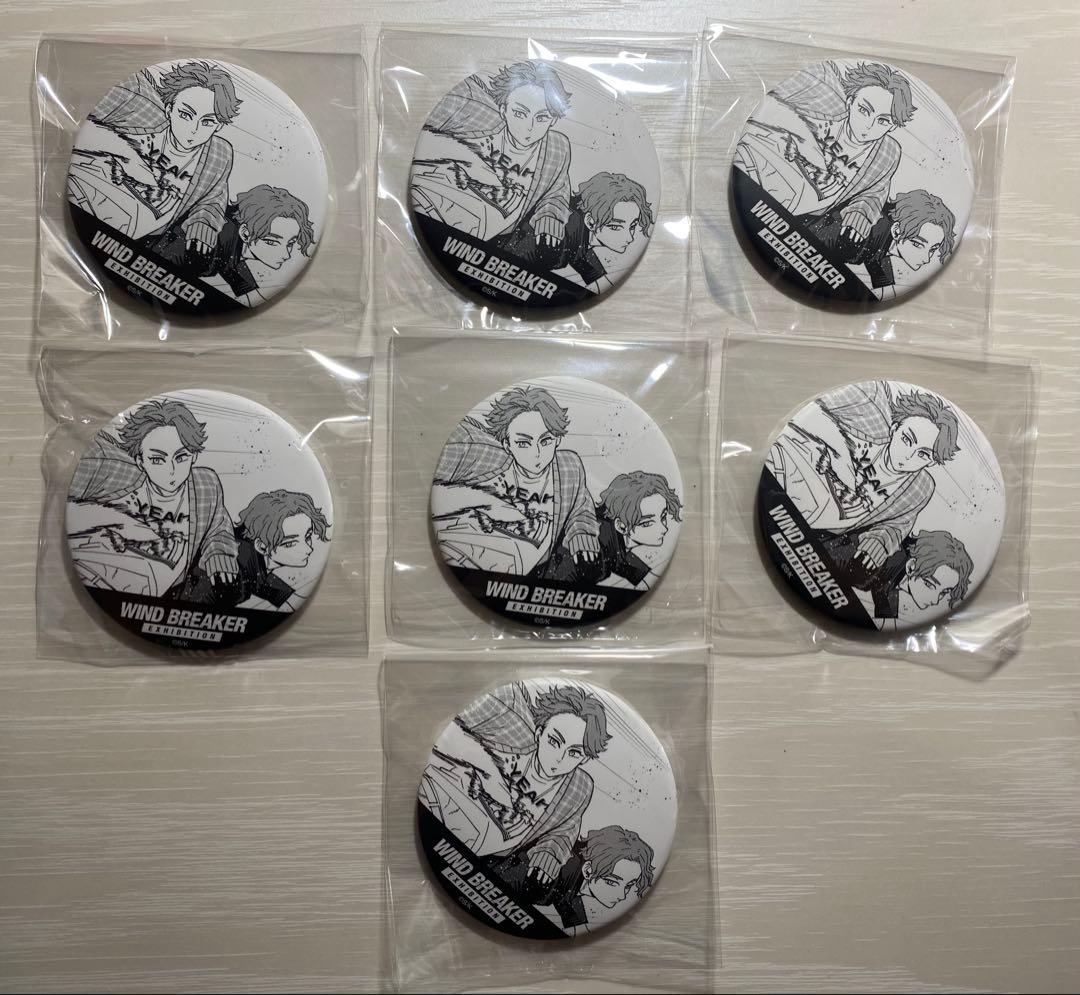WIND BREAKER 原作コマ缶バッジ 榊雨竜 晴竜 - メルカリ