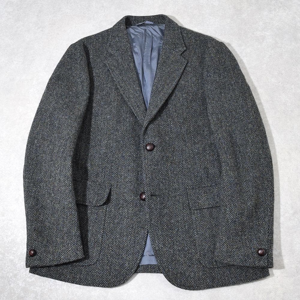 美品 エディーバウアー Eddie Bauer ハリスツイード ジャケット L