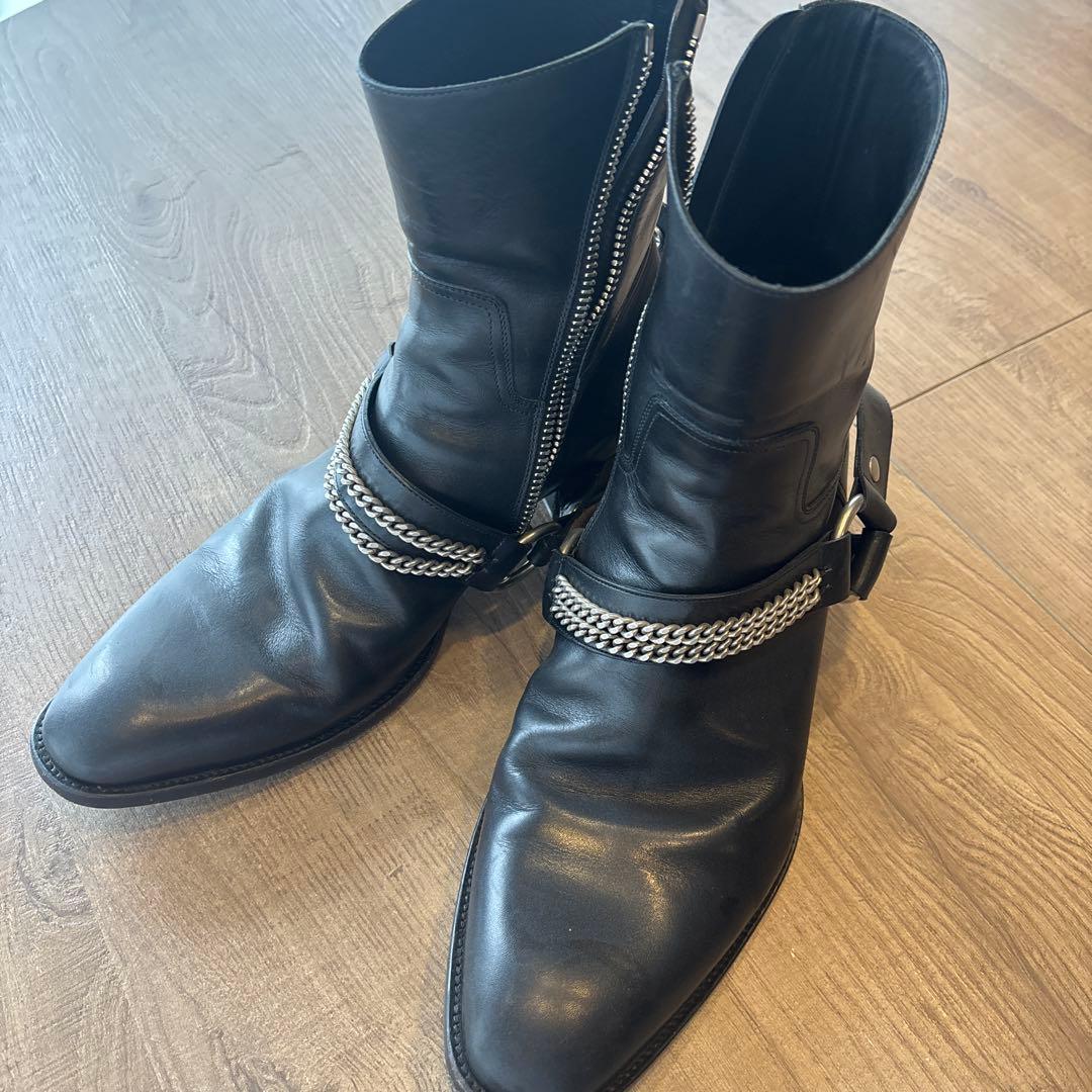 サンローランエディ初期リングブーツ SAINT LAURENT - エディ初期 13AWチェーンリングブーツの通販 by riri