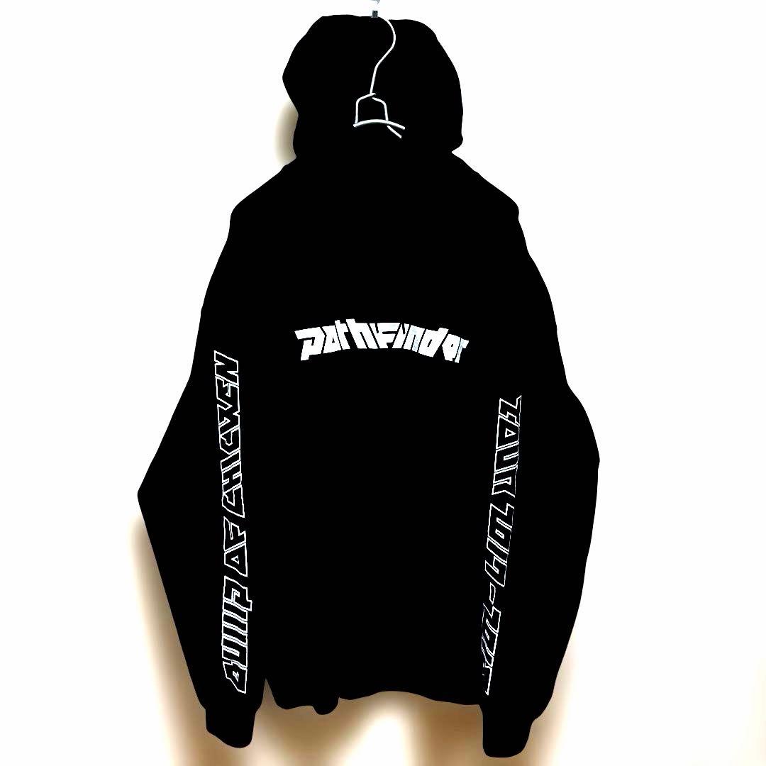 BUMPOFCHICKEN黒パーカー L 裏起毛 ビックサイズ - メルカリ